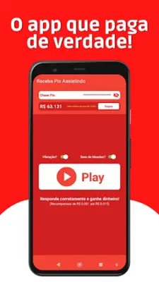 Receba Pix Assistindo android App screenshot 0